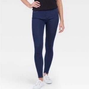 SPANX Denim Medium Wash Blue Jeggings Pants Stretch Women’s Size Small